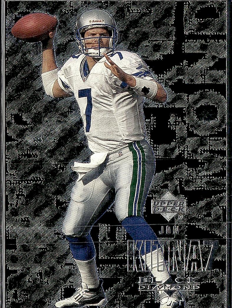 2000 Upper Deck Black Diamond #105 Jon Kitna