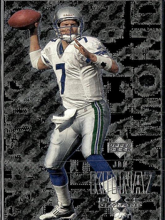 2000 Upper Deck Black Diamond #105 Jon Kitna