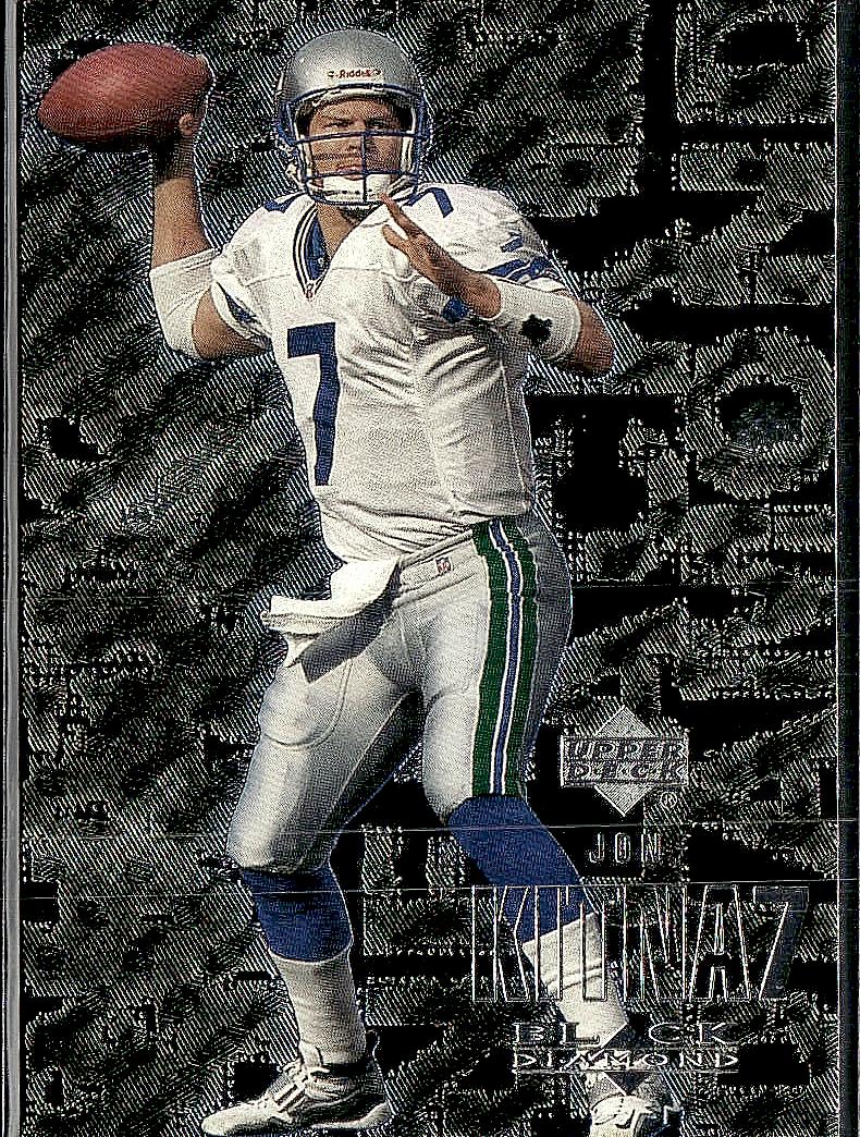 2000 Upper Deck Black Diamond #105 Jon Kitna