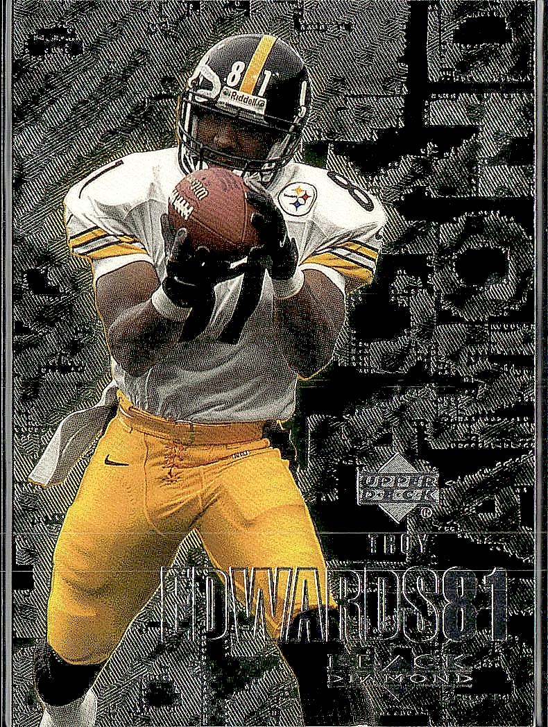 2000 Upper Deck Black Diamond #90 Troy Edwards