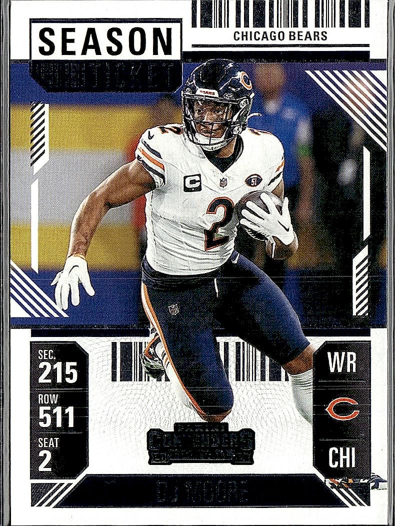 2024 Panini Contenders #18 DJ Moore