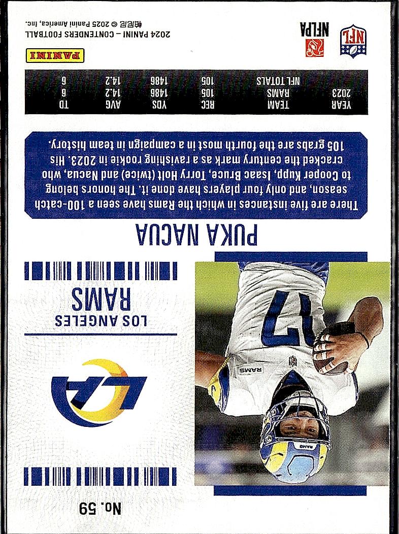 2024 Panini Contenders #59 Puka Nacua Retail