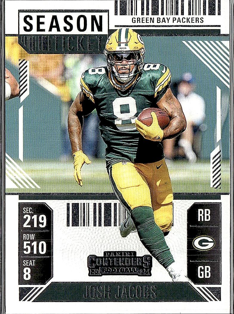 2024 Panini Contenders #35 Josh Jacobs Retail