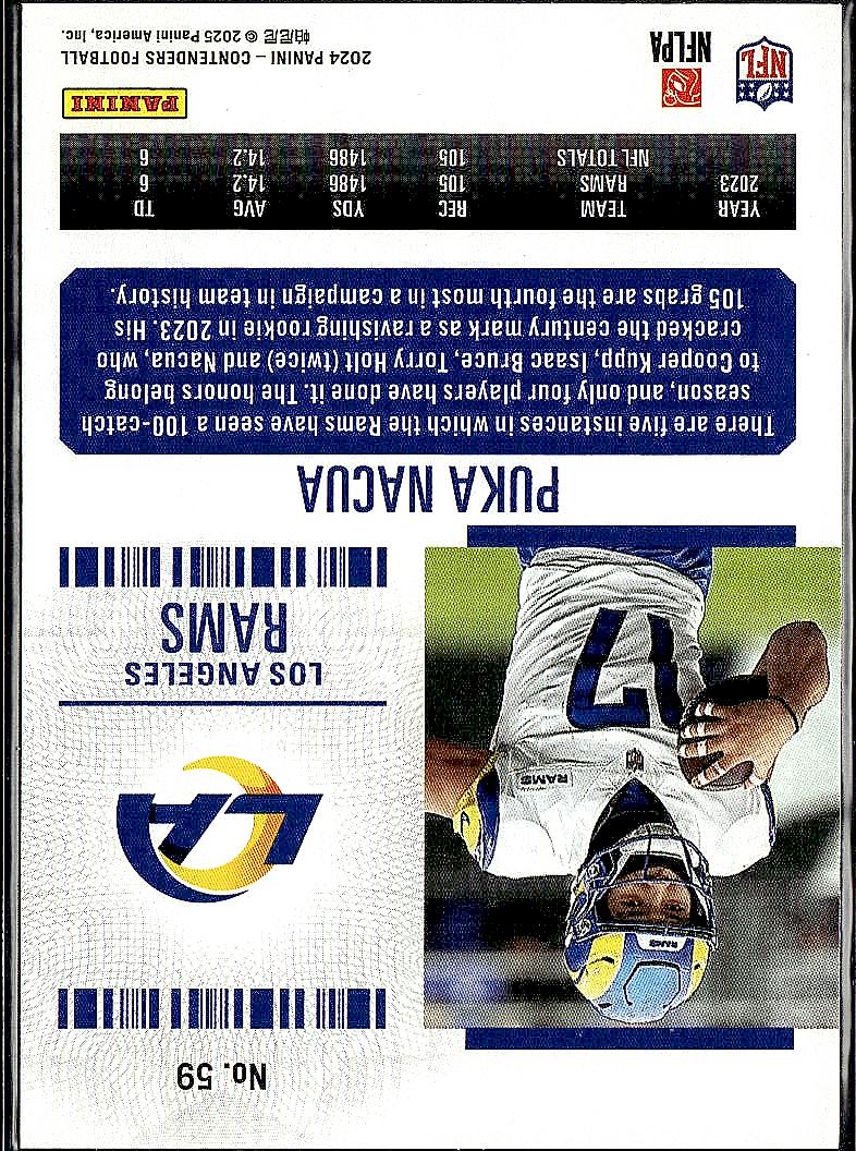 2024 Panini Contenders #59 Puka Nacua Retail