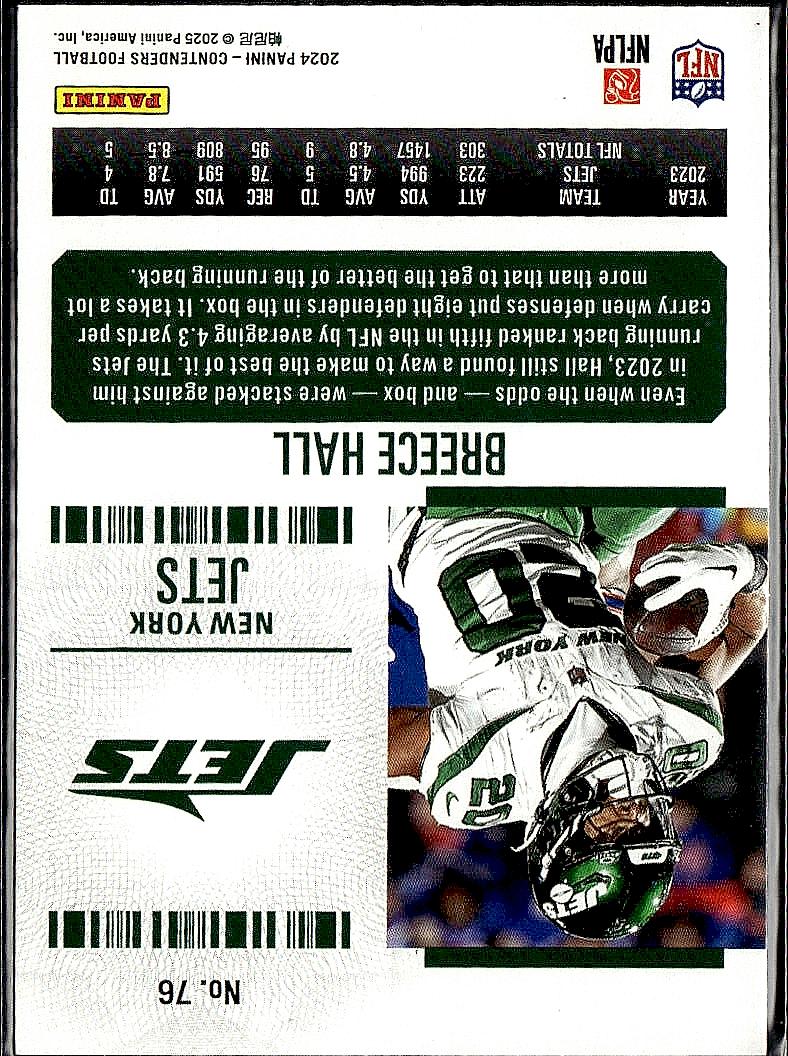 2024 Panini Contenders #76 Breece Hall