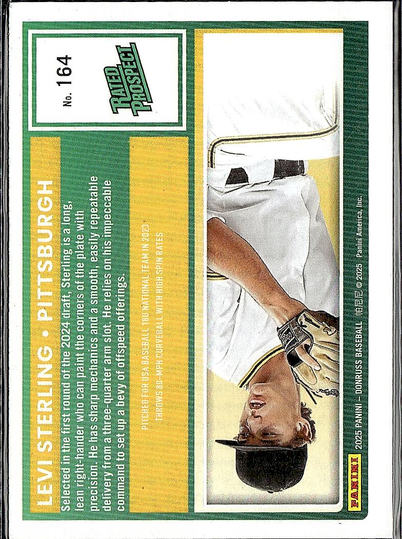2025 Donruss #164 Levi Sterling Blue #/149