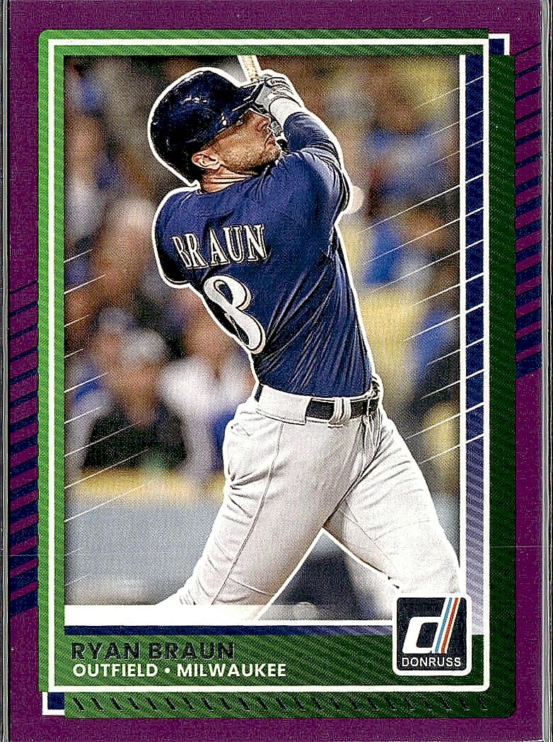 2025 Donruss #59 Ryan Braun Purple
