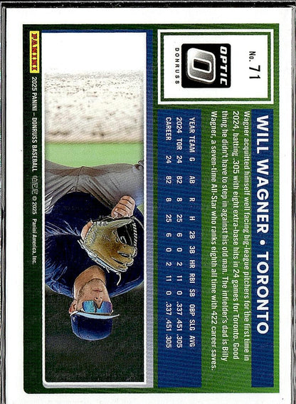2025 Donruss #71 Will Wagner Optic