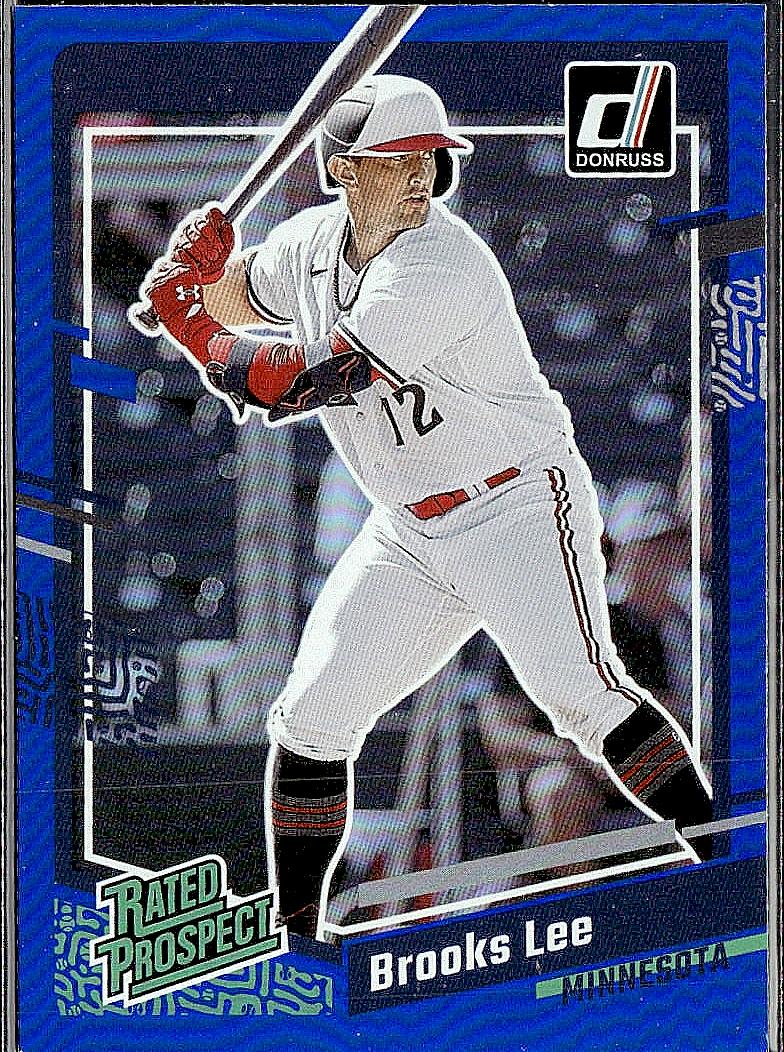2023 Donruss #81 Brooks Lee Holo Blue