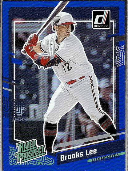 2023 Donruss #81 Brooks Lee Holo Blue