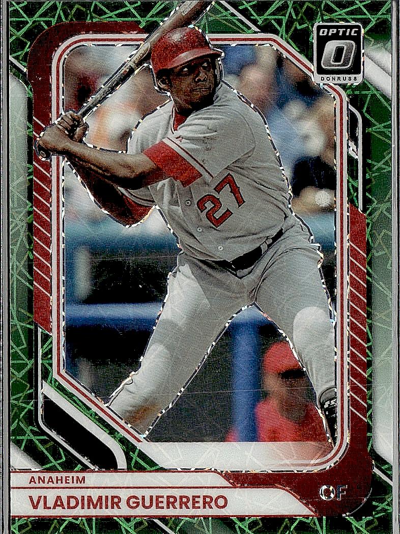 2026 Donruss #44 Vladimir Guerrero Green Laser