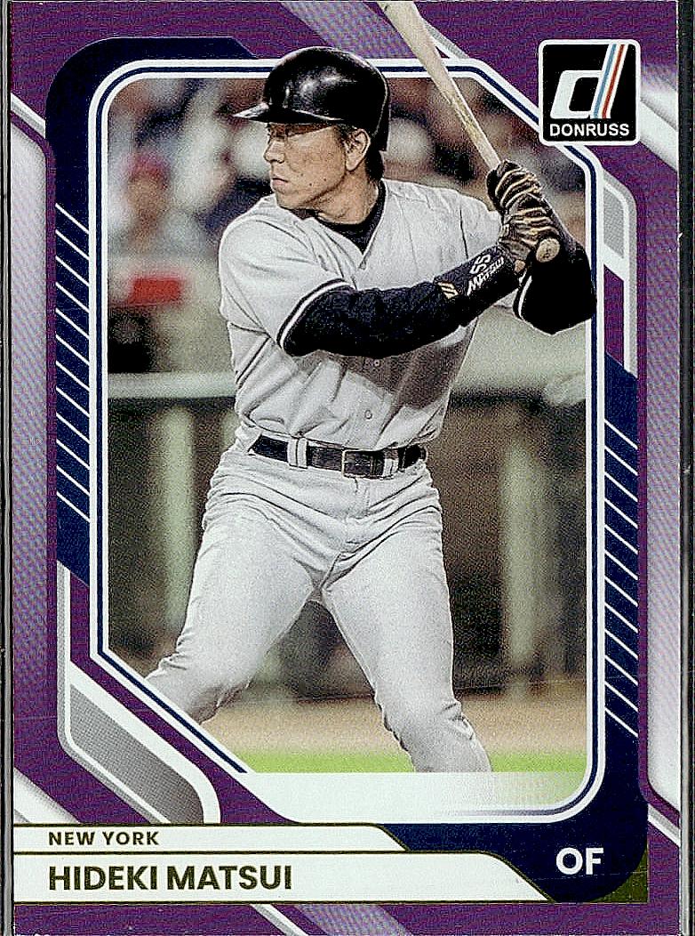 2026 Donruss #66 Hideki Matsui Purple Ice #/99