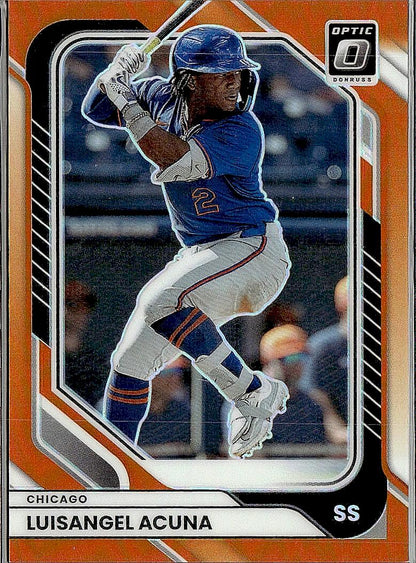 2026 Donruss #8 Luisangel Acuna Optic Orange #/199