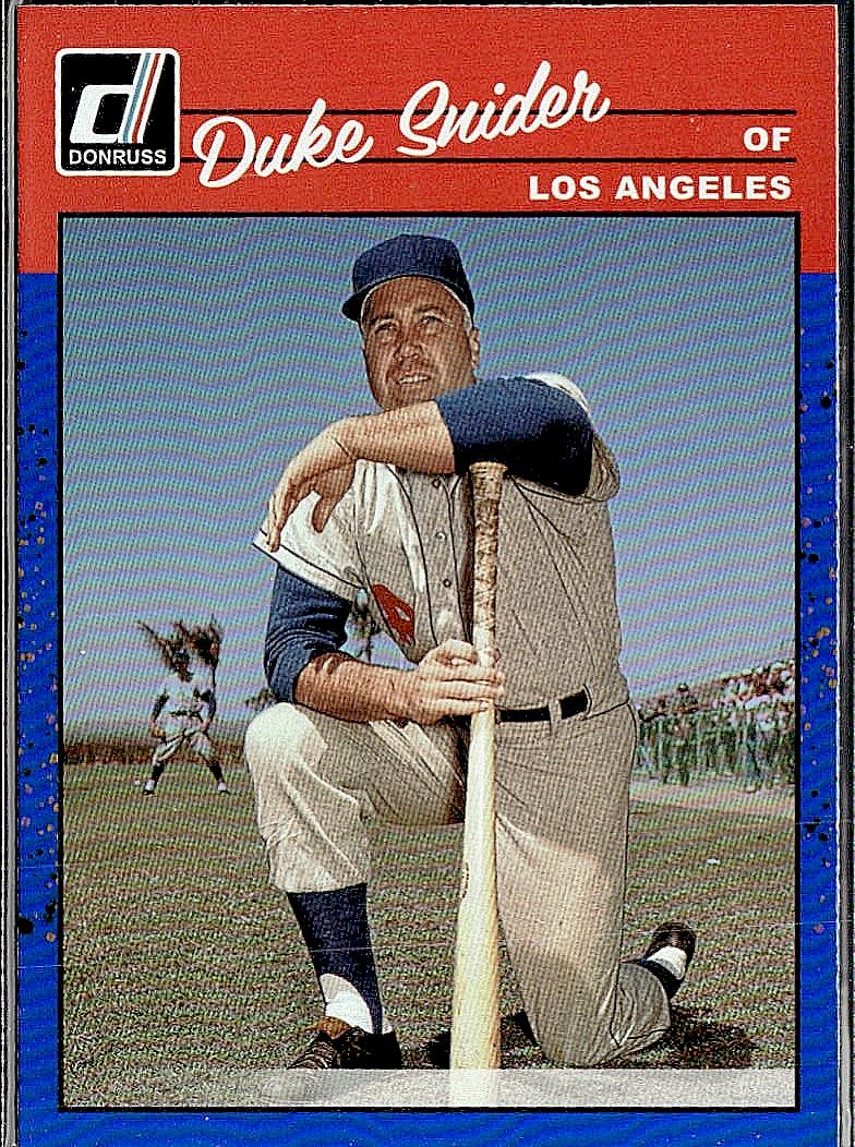 2023 Donruss #282 Duke Snider Holo Blue