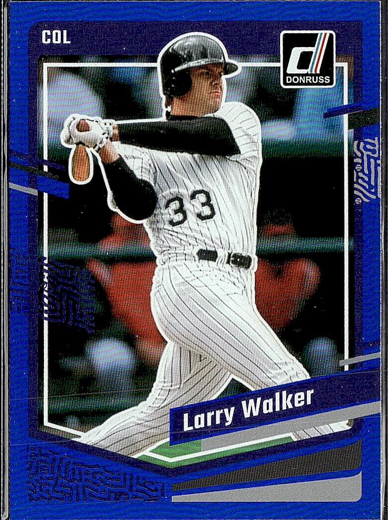 2023 Donruss #180 Larry Walker Holo Blue