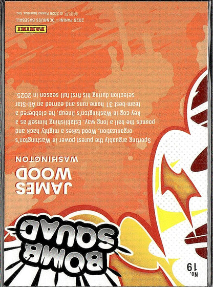 2026 Donruss #19 James Wood Bomb Squad