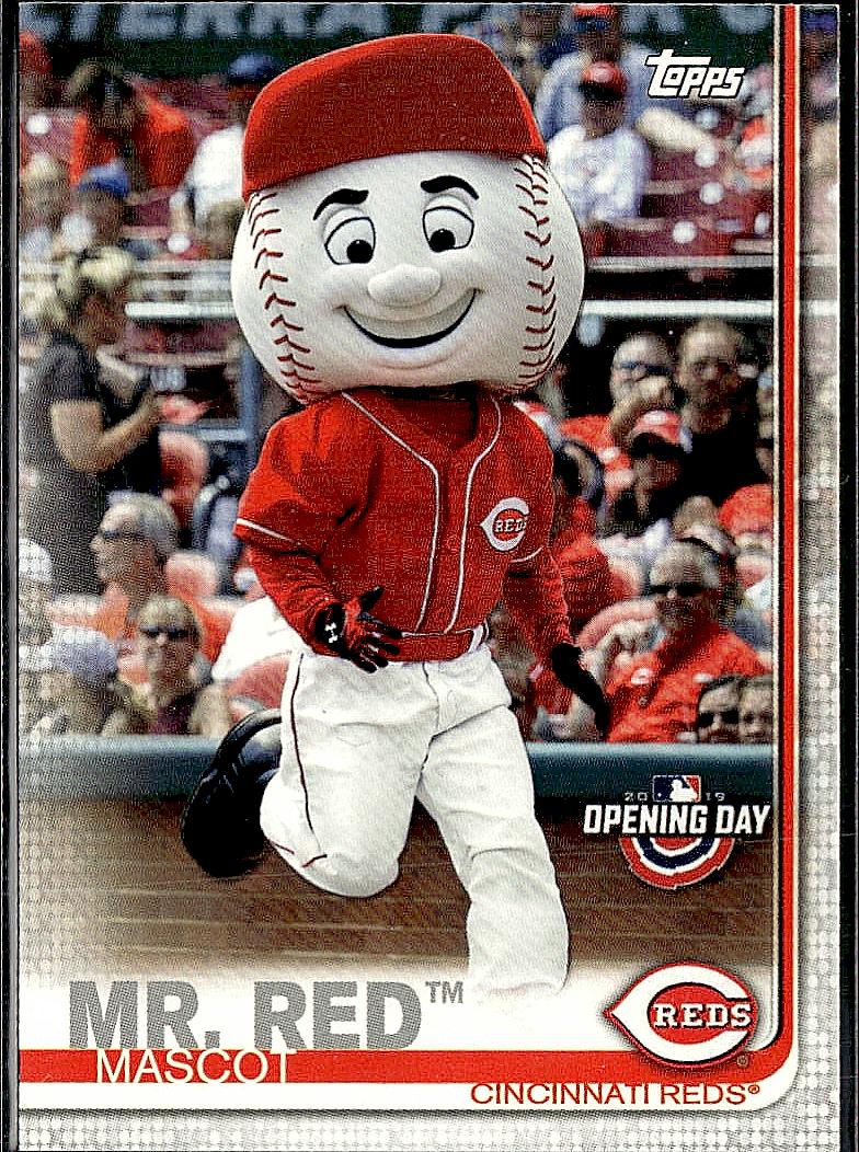 2019 Topps Opening Day #M-16 Mr. Red Mascots