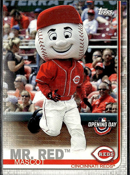 2019 Topps Opening Day #M-16 Mr. Red Mascots