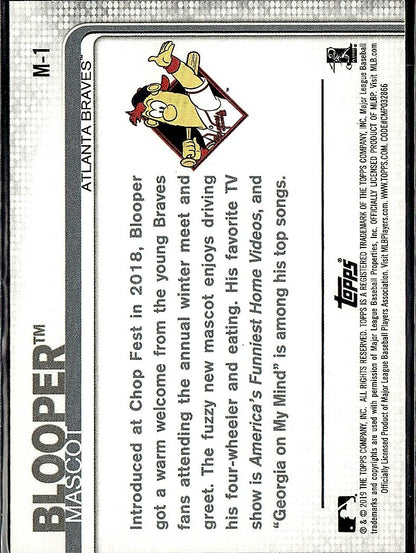 2019 Topps Opening Day #M-2 Slider Mascots