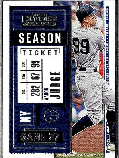 2020 Panini Contenders #54 Aaron Judge