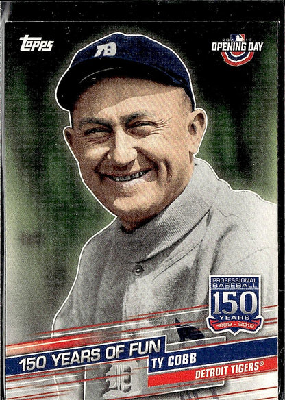 2019 Topps Opening Day #YOF-1 Ty Cobb 150 Years of Fun