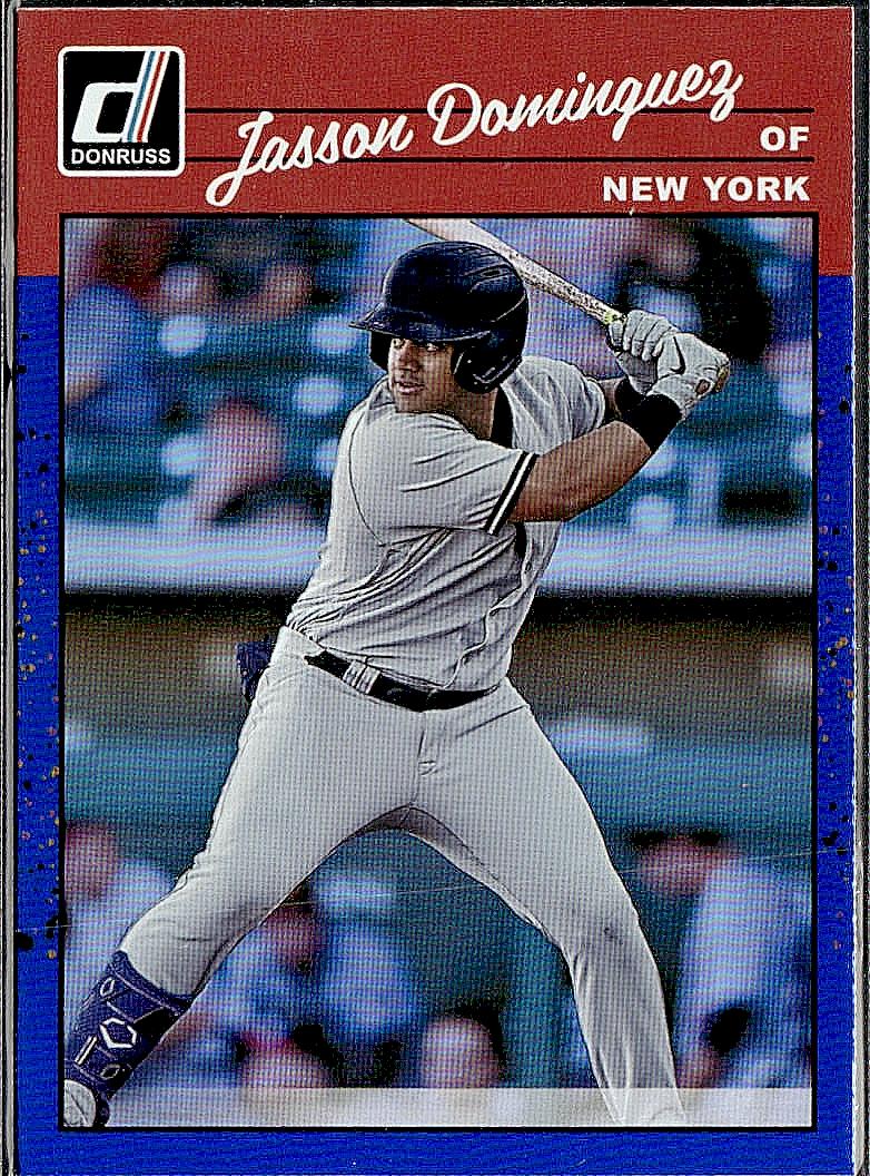 2023 Donruss #253 Jasson Dominguez Holo Blue