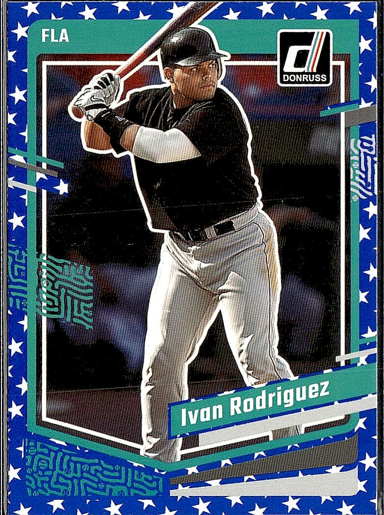 2023 Donruss #225 Ivan Rodriguez Independence Day