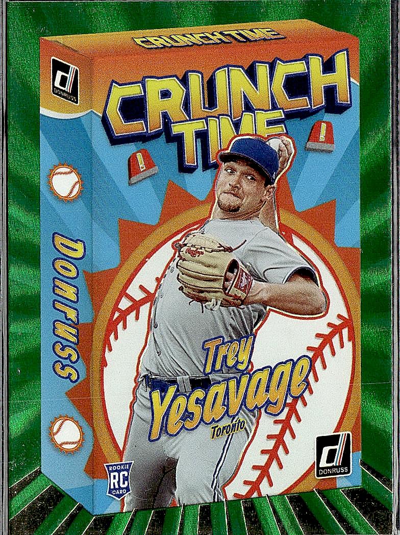 2026 Donruss #7 Cade Horton Crunch Time Green Laser