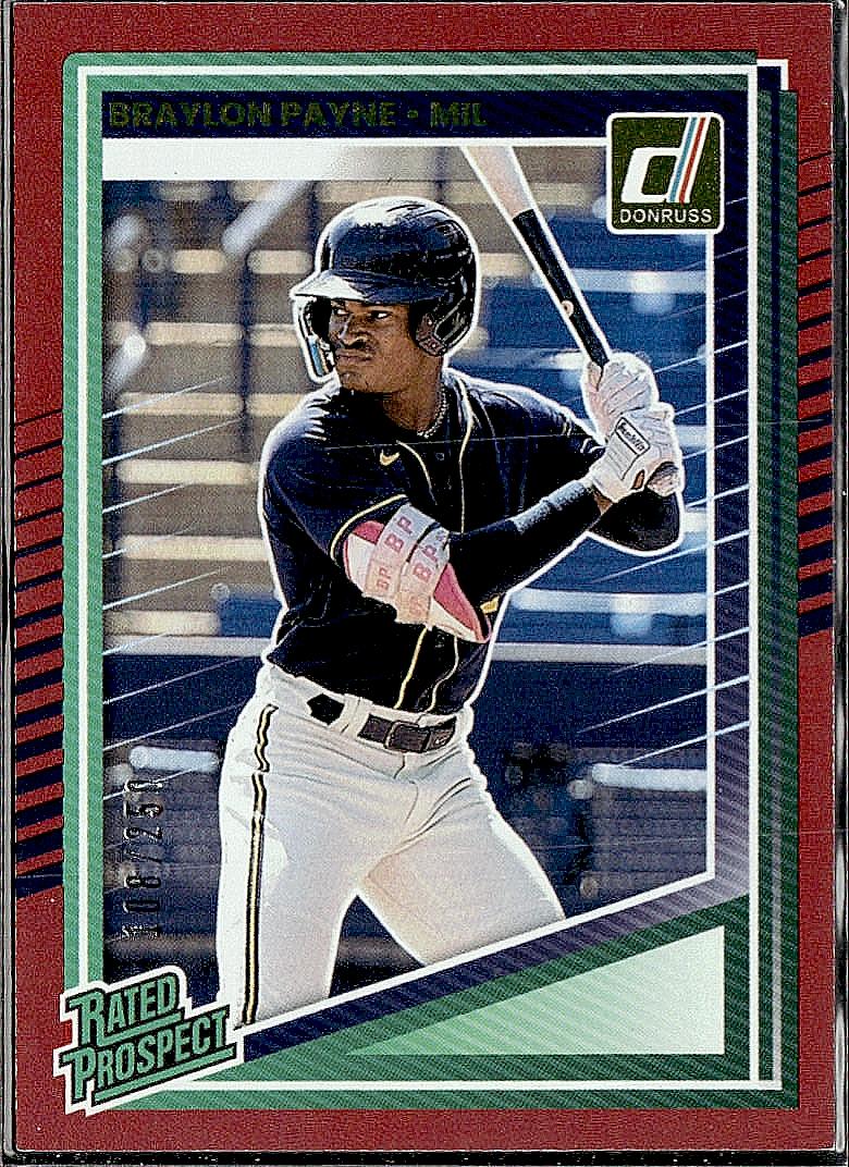 2025 Donruss #117 Braylon Payne Red #/250
