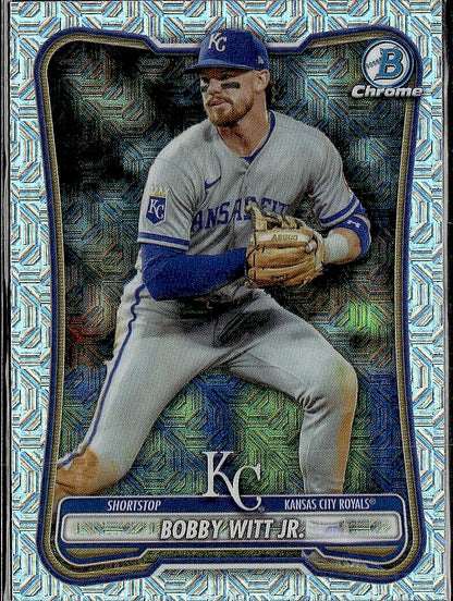 2026 Bowman #25 Bobby Witt Jr. Chrome Mojo Refractors