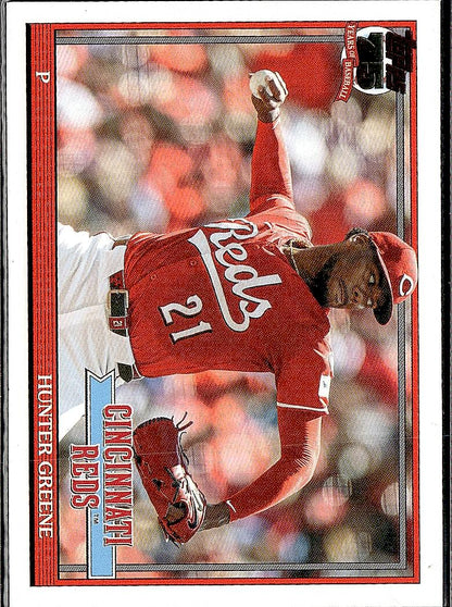 2026 Topps  Hunter Greene 1991 Topps Baseball 35th Anniversary