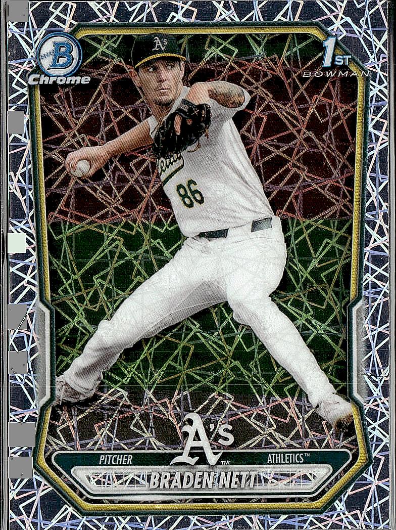 2026 Bowman #BCP-137 Braden Nett Chrome Prospects Lazer Refractor