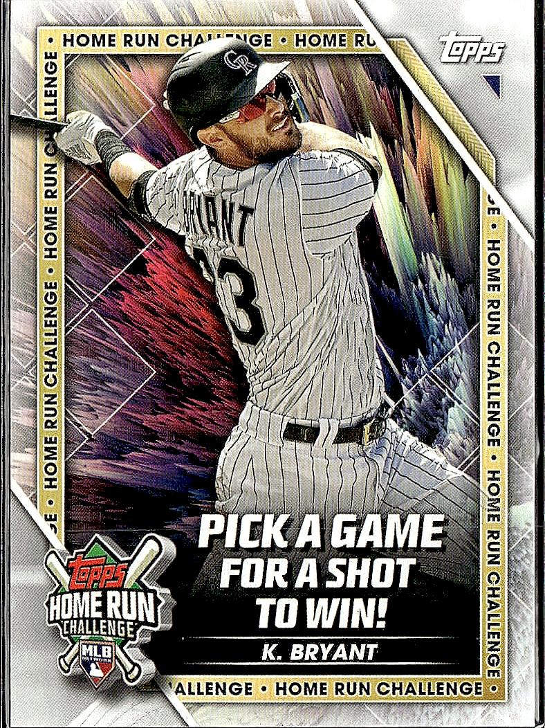 2023 Topps #HRC-7 Kris Bryant Home Run Challenge (Series One)