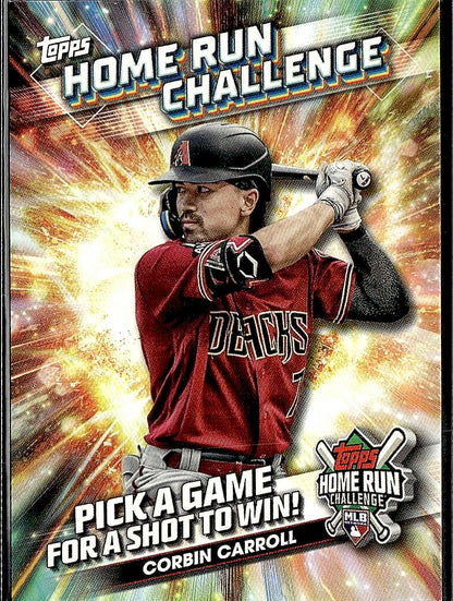 2024 Topps #HRC-3 Corbin Carroll Home Run Challenge (Series One)