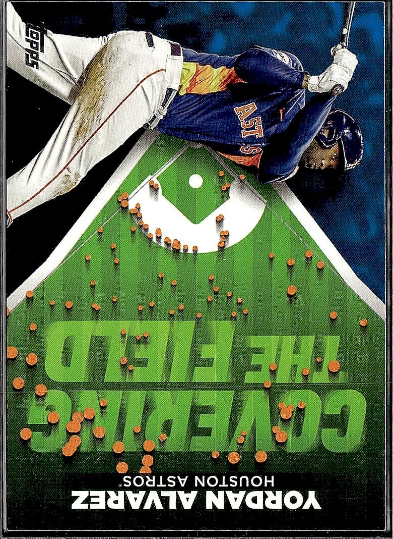 2024 Topps #CTF-17 Yordan Alvarez Covering the Field Black #/299