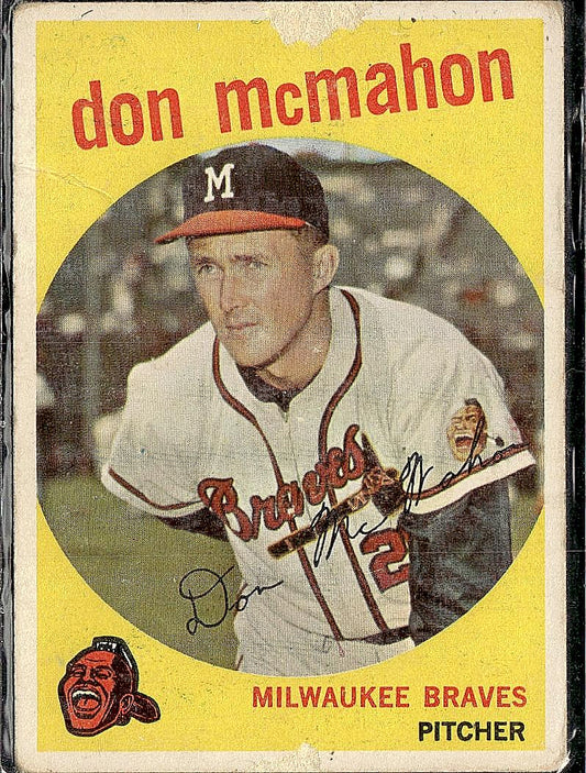 1959 Topps #3 Don McMahon