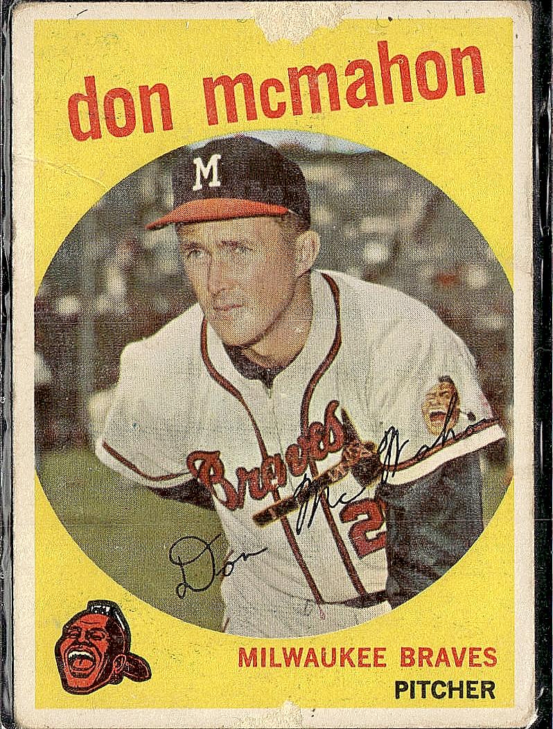 1959 Topps #3 Don McMahon