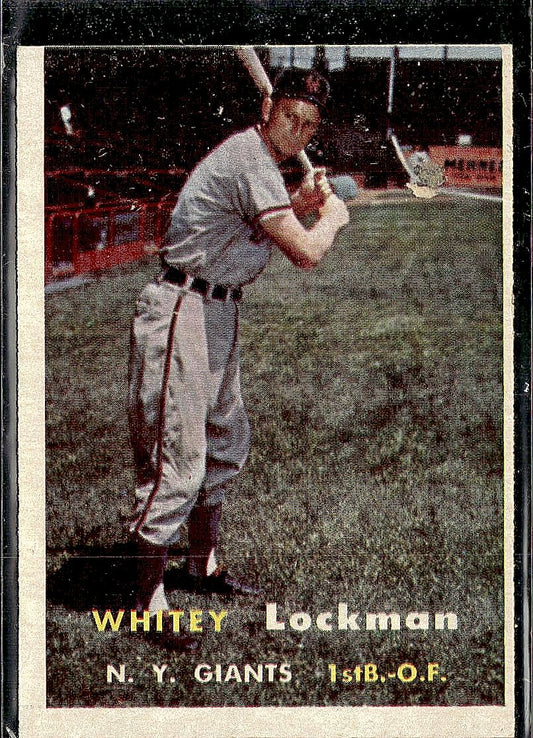 1957 Topps #232 Whitey Lockman