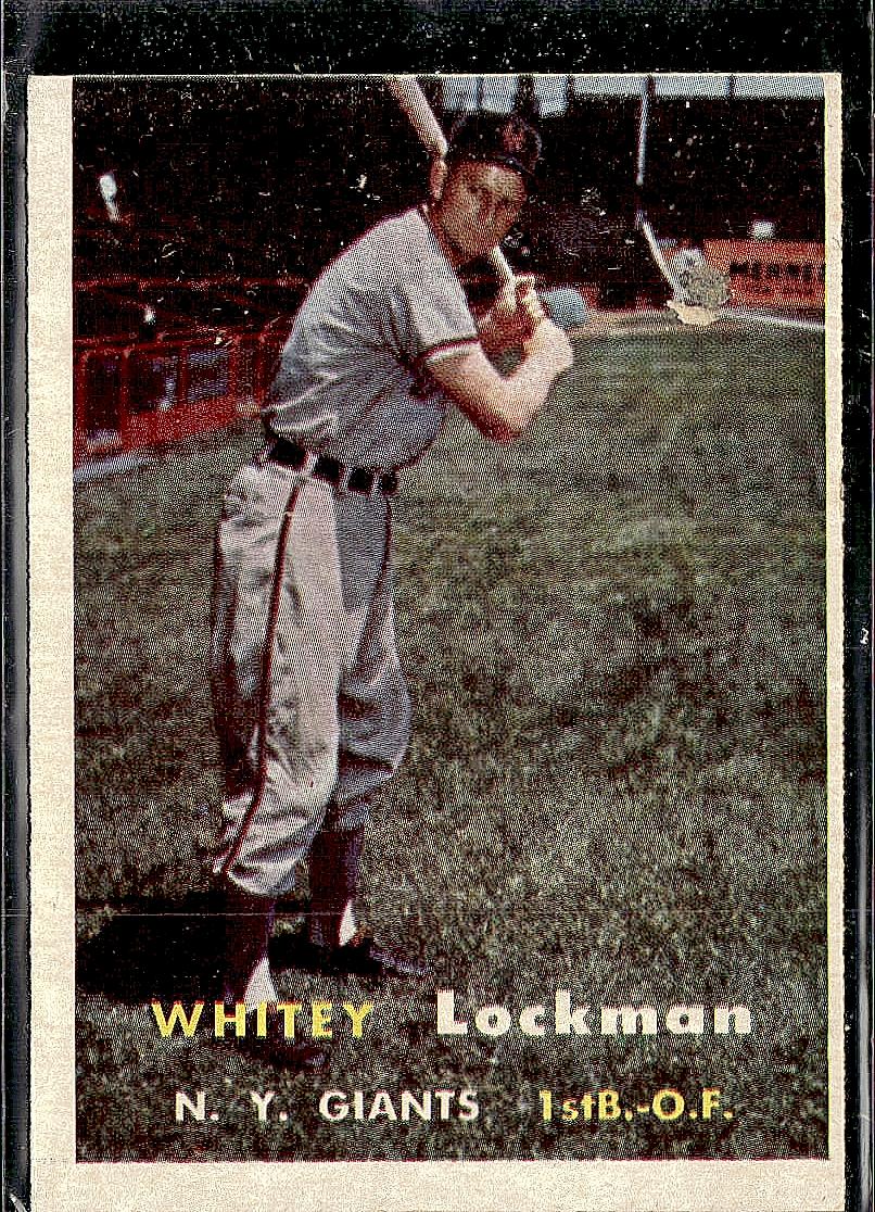 1957 Topps #232 Whitey Lockman