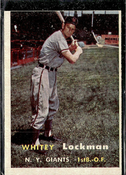 1957 Topps #232 Whitey Lockman