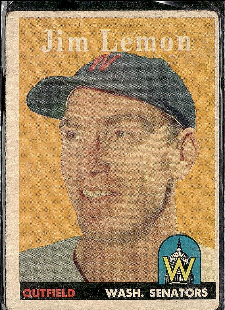1958 Topps #15 Jim Lemon