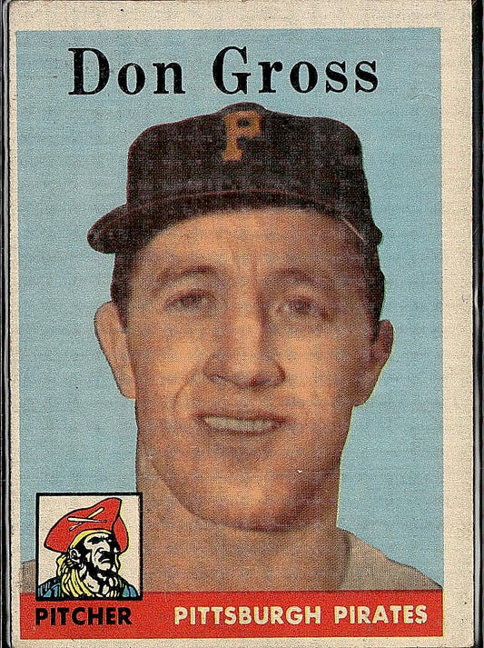 1958 Topps #172 Don Gross