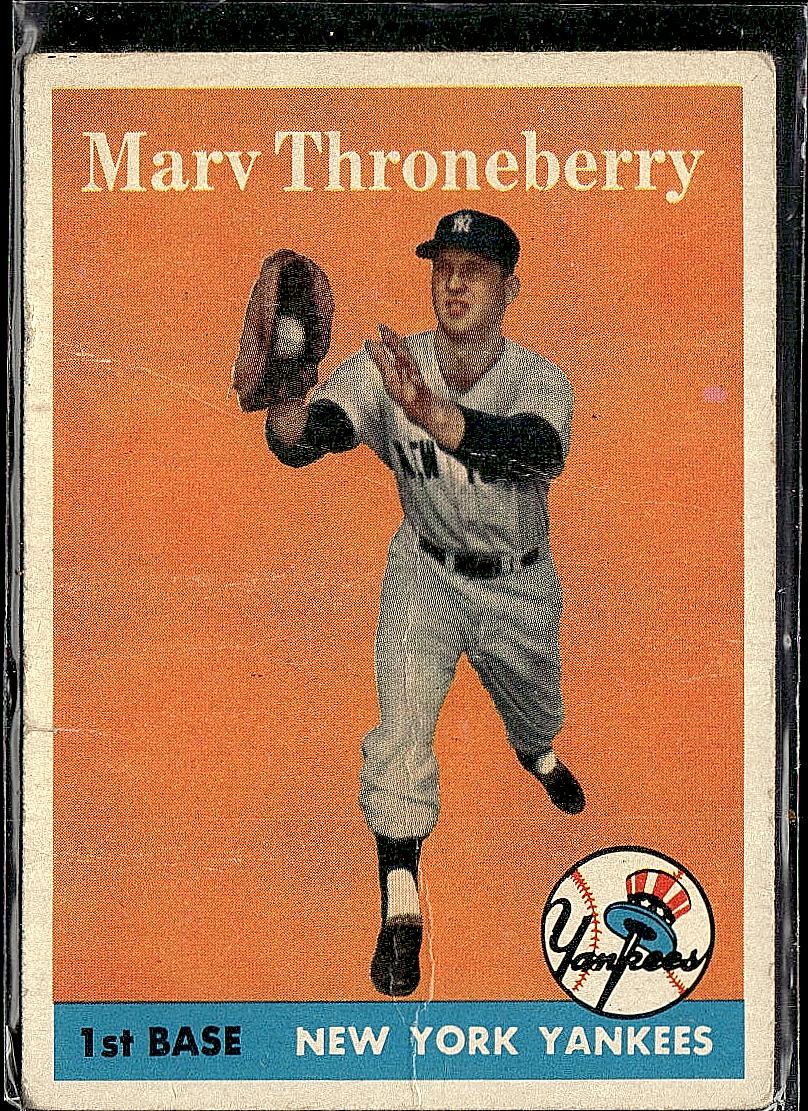 1958 Topps #175 Marv Throneberry