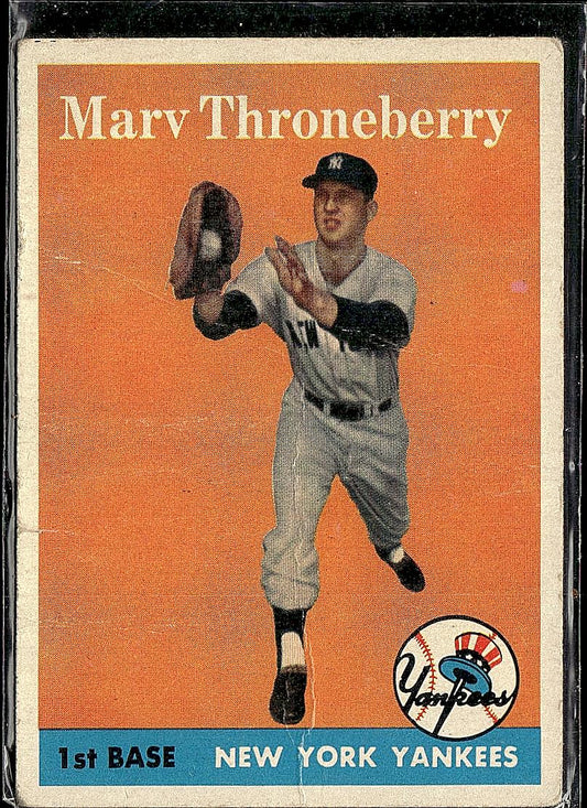 1958 Topps #175 Marv Throneberry