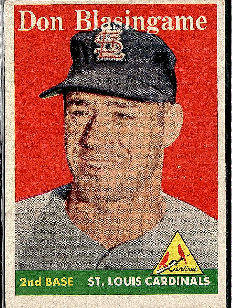 1958 Topps #199 Don Blasingame