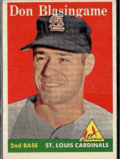 1958 Topps #199 Don Blasingame