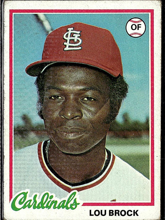 1978 Topps #170 Lou Brock
