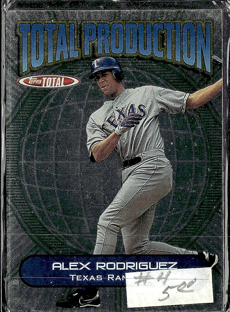 2002 Topps Total #TP1 Alex Rodriguez Total Production
