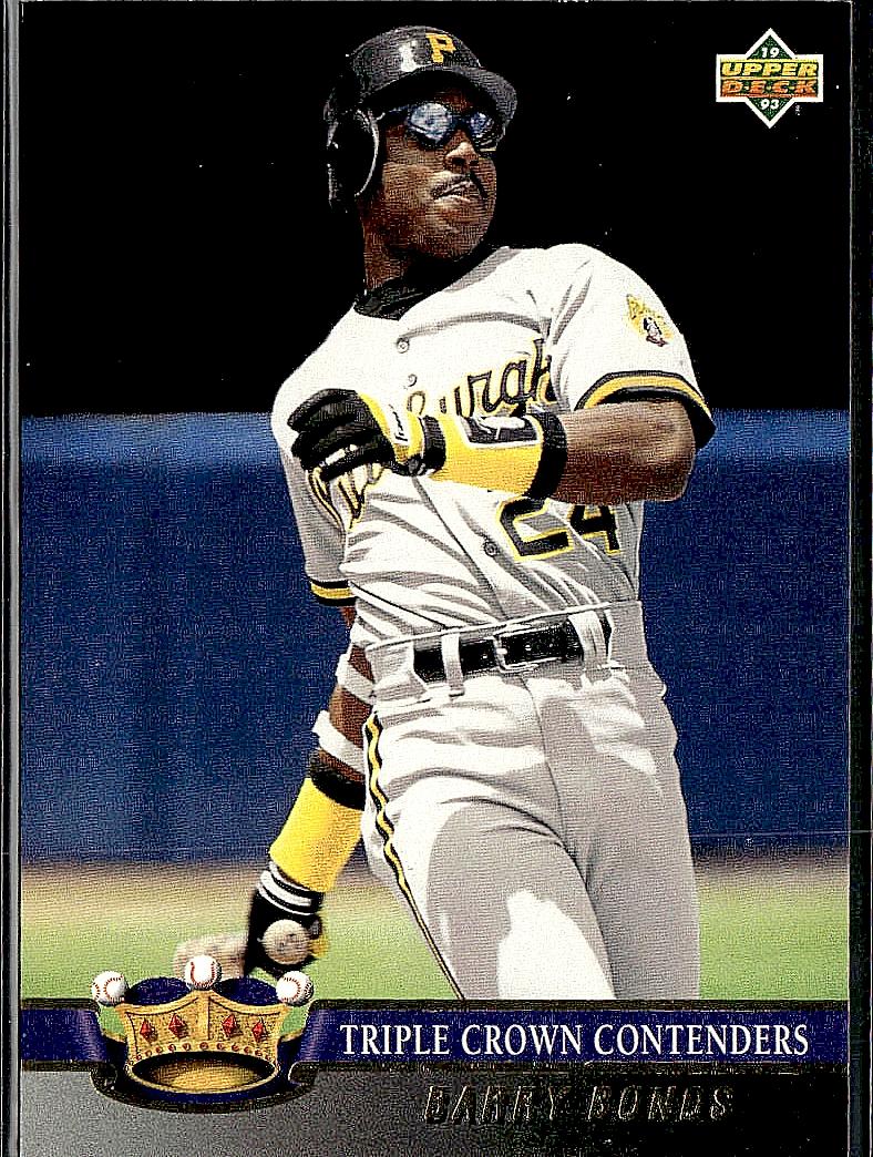 1993 Upper Deck #TC1 Barry Bonds Triple Crown Contenders