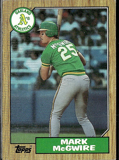 1987 Topps #366 Mark McGwire